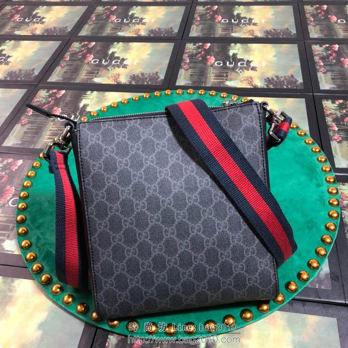 GUCCI 古馳男包 新款 523599 克pvc 小號 男士單肩包 Gucci斜挎包